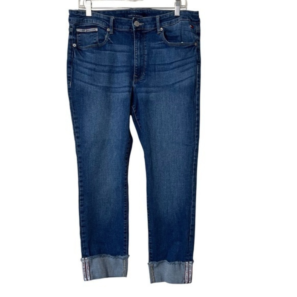 Tommy Hilfiger Dark Blue Cropped Jeans